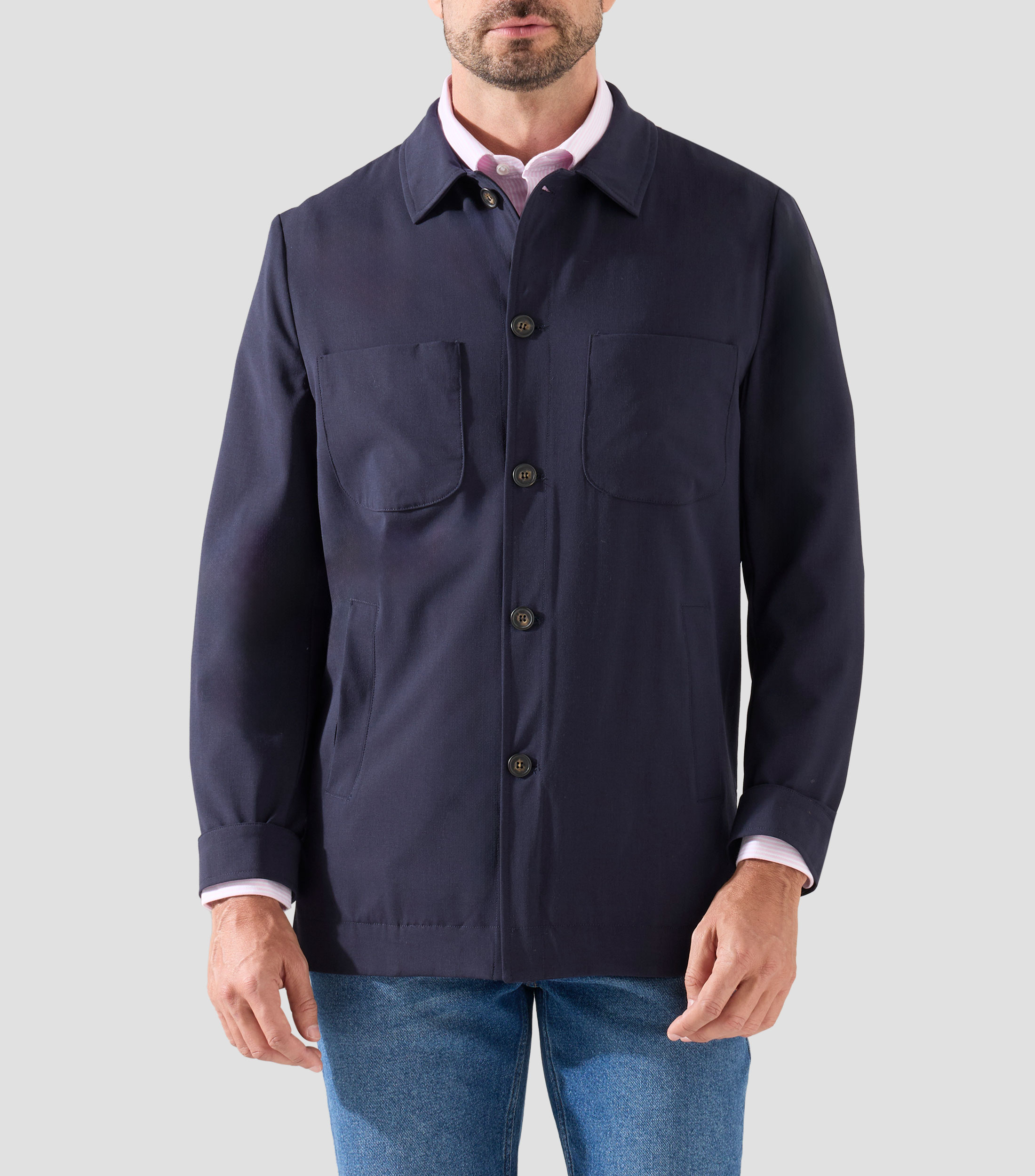Sobrecamisa manga larga Hombre